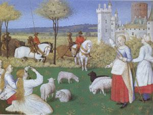 Jean Fouquet st Marguerite  From the Hours of Etienne Chevalier(mk05) china oil painting image